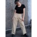 High Waist Straight Leg Pants